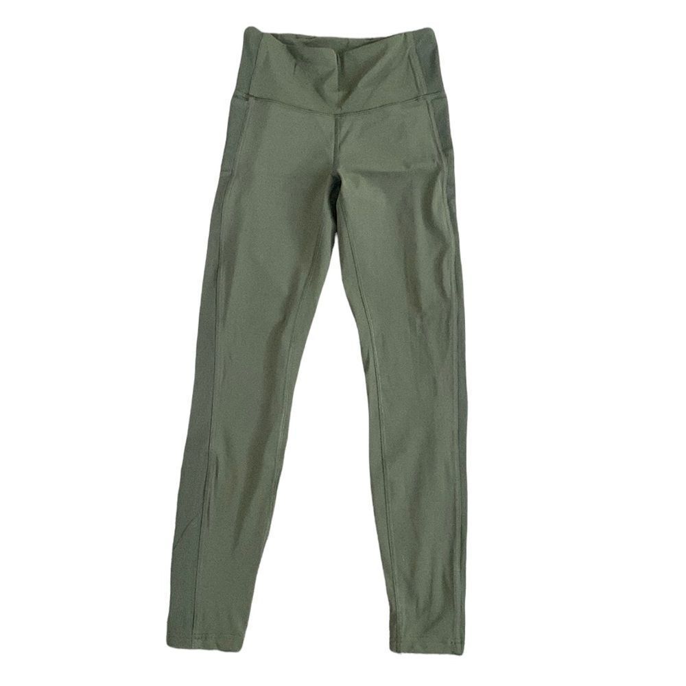 Lululemon Olive Green Tight Leggings Size 8
